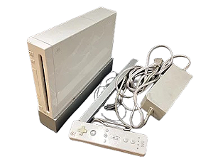 Console Nintendo Wii Branco DESBLOQUEADO PARA HD - Nintendo