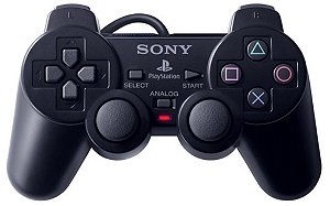 Controle Playstation 2 - PS2 - Original - Preto - Sony