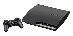 Console Playstation 3 Slim PS3 120GB c/ 1 Controle - Sony