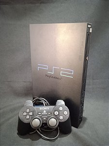 Console PlayStation 2 Slim Prata - Sony - Gameteczone a melhor