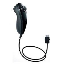 Controle Nunchuk Wii e Wii U Preto- Nintendo