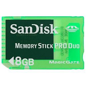 Memory Stick PRO DUO 8GB PSP - Sandisk