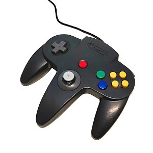 Controle Nintendo 64 - Preto Fumaça - Nintendo