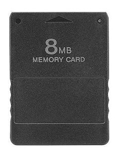 Memory Card 8MB para Playstation 2 PS2 Diversos - Importado