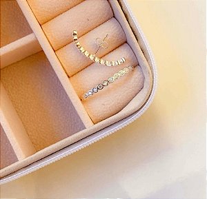 Brinco de Prata Ear Cuff com Zircônia