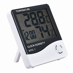 Termo-higrômetro Digital  -10 a 50°C  10 a 99%UR  HTC-1