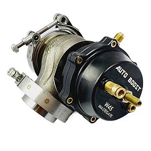 VÁLVULA ALÍVIO WASTEGATE  W45 - PRETA (W45PT) AUTO BOOST
