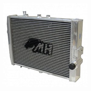 RADIADOR DE ÁGUA RACING PARA VW GOL / PARATI TODOS QUADRADO MONTAGEM ORIGINAL (MHRAD-11) METAL HORSE