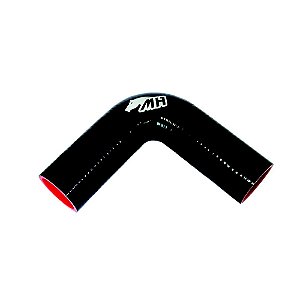 MANGOTE SILICONE CURVA 90º LONGO 2" PRETO (MHSH-90-51-160) METAL HORSE