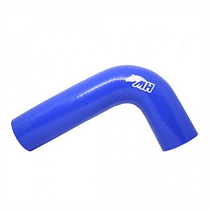 MANGOTE SILICONE CURVA 90º TIPO "L" 2½" AZUL (MHSH-90-63-250-150-A) METAL HORSE