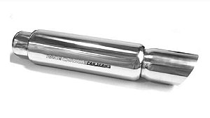 ABAFADOR INOX PRO-SERIES PONTEIRA CHANFRADA 3½″ (RC492) RACE CHROME
