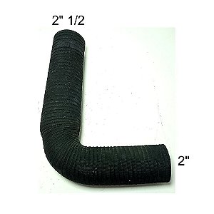 MANGOTE BORRACHA EDPM REDUÇÃO 90° TIPO "L" 2" x 2½" (BT000456) BEEP TURBO
