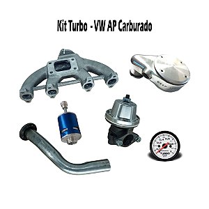 KIT TURBO VW AP 1.6/1.8/2.0 CARBURADO PARA BAIXO MONO