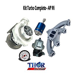 KIT TURBO VW AP MI PARA BAIXO PULSATIVO COM TURBINA