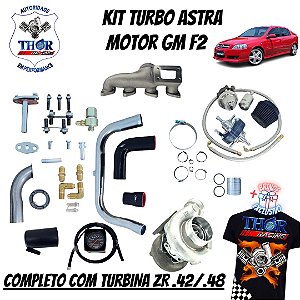 KIT TURBO ASTRA e VECTRA 8V 1.8 e 2.0 COM TURBINA