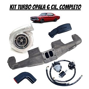 KIT TURBO GM OPALA 6 CILINDROS COMPLETO COM TURBINA