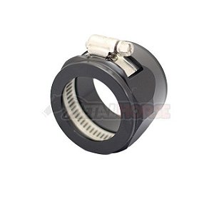 ABRAÇADEIRA AEROQUIPE 20AN / AN20 D.I. 40.65MM PRETA (MHHS-20-P) METAL HORSE
