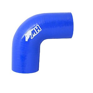 MANGOTE SILICONE REDUCAO CURVA 90º 2¾" X 2½" AZUL (MHSH-90-70-63-125A) METAL HORSE