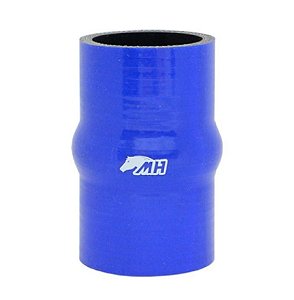 MANGOTE SILICONE RETO EMENDA C/ HUMP 2½" AZUL (MHSH-RH-63-100A) METAL HORSE