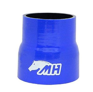MANGOTE SILICONE REDUCAO RETO 3½" X 3" AZUL (MHSH-R-89-76-100A) METAL HORSE