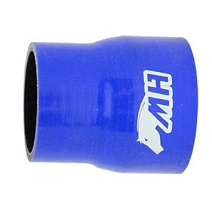 MANGOTE SILICONE REDUÇÃO RETO 4" X 3½" AZUL (MHSH-R-102-89-100A) METAL HORSE