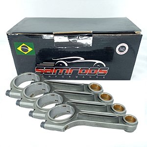 JOGO BIELAS FORJADAS VW AP 144MM 600CV (004499) SAMCAMS