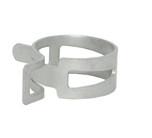 ABRACADEIRA TIPO MOLA SPRING CLAMP EM ACO 19MM PRATA (MHSC-19) METAL HORSE