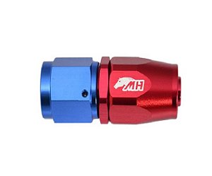 CONEXAO 06AN / AN06 RETA AZUL E VERMELHO (MHCA-R-6-AV) METAL HORSE