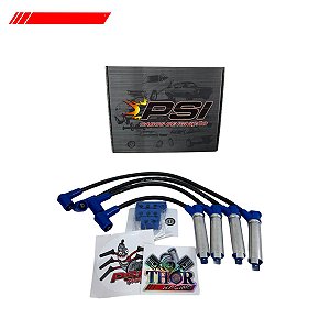 CABO VELA SILICONE 10MM CORSA/PALIO PRETO PONTA AZUL COM PINO (PSI 018) PSI
