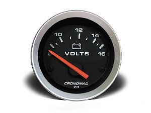 VOLTÍMETRO 52MM 12V SPORT CRONOMAC