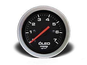 MANÔMETRO ÓLEO 52MM MECÂNICO 7KG SPORT (155107TP) CRONOMAC