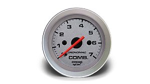 MANÔMETRO COMBUSTÍVEL 52MM MEC 7KG RACING (155207RT) CRONOMAC