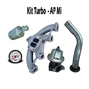 KIT TURBO VW AP MI 1.6/1.8/2.0 PARA BAIXO DUPLO FLUXO