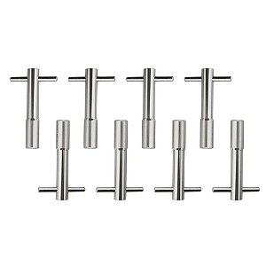 WING NUTS AP TIPO T ALUMÍNIO COM 8 UNIDADES CR RACE CHROME