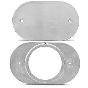 BASE FILTRO MARMITA 2E/3E CROMADA (RC036CR) RACE CHROME