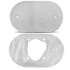 BASE FILTRO MARMITA 460CHT CROMADA (RC116CR) RACE CHROME