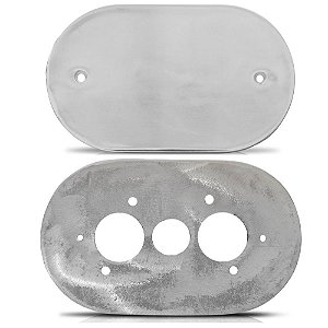 BASE FILTRO MARMITA WEBER 40/44 CROMADA (RC115CR) RACE CHROME
