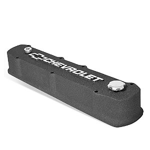 TAMPA VÁLVULA OPALA 6CC BALANCEIRO ROLETADO ALUMINIO PRETO (RC392PT) RACE CHROME
