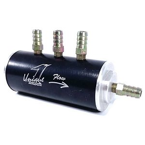 DIVISOR COMBUSTÍVEL FLAUTA PRETO NIPLES DE 9MM (UN049) UNIQUE