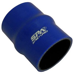 MANGOTE SILICONE RETO EMENDA C/ HUMP 2½" AZUL (HSIPSRH03) SPA