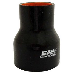 MANGOTE SILICONE REDUÇÃO RETO 3" X 2" PRETO (HSIPSRD03B) SPA