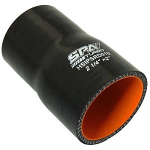MANGOTE SILICONE REDUÇÃO RETO 2¼" X 2" PRETO  (HSIPSRD01B) SPA