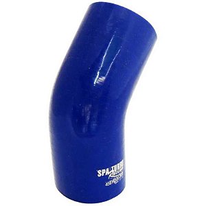 MANGOTE SILICONE CURVA 45° 3" AZUL (HSIPSQ03) SPA