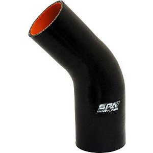 MANGOTE SILICONE REDUÇÃO CURVA 45° 2½" X 2" PRETO (HSIPSQD03B) SPA