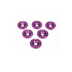 ARRUELA FENDER WASHER SEM PARAFUSO M6 ROXA (FW-8S) LOWV