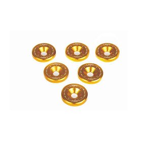 ARRUELA FENDER WASHER SEM PARAFUSO M6 DOURADA (FW-5S) LOWV