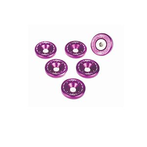 ARRUELA FENDER WASHER COM PARAFUSO M6 ROXA (FW-8) LOWV