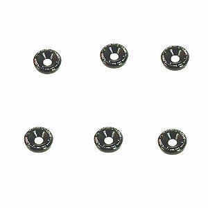 ARRUELA FENDER WASHER SEM PARAFUSO M8 PRETA (FWM8-1) LOWV