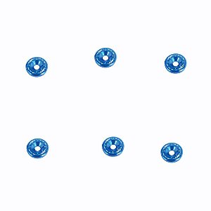 ARRUELA FENDER WASHER SEM PARAFUSO M8 AZUL (FWM8-4) LOWV