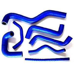 KIT MANGUEIRA ÁGUA SILICONE GOL QUADRADO AZUL (FL456) FGL